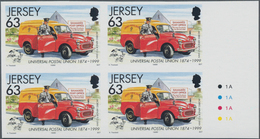 Thematik: Post / Post: 1999, JERSEY: 125 Years Of United Postal Union (UPU) 63p. 'Post Van Morris Mi - Posta