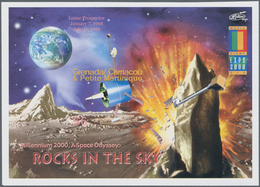 Thematik: Raumfahrt / Astronautics: 2000, GRENADA-CARRIACOU: World Stamp Expo 2000 In Anaheim/Califo - Otros & Sin Clasificación
