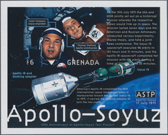 Thematik: Raumfahrt / Astronautics: 2000, GRENADA: 25th Anniversary Of Apollo-Soyuz Test Project IMP - Andere & Zonder Classificatie