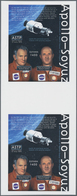 Thematik: Raumfahrt / Astronautics: 2000, GUYANA: 25th Anniversary Of Apollo-Soyuz Test Project Mini - Other & Unclassified