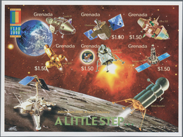 Thematik: Raumfahrt / Astronautics: 2000, GRENADA: World Stamp Expo 2000 In Anaheim/California 'Spac - Sonstige & Ohne Zuordnung