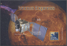 Thematik: Raumfahrt / Astronautics: 2006, Dominica. Imperforate Souvenir Sheet (1 Value) Showing "Ve - Andere & Zonder Classificatie