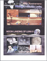 Thematik: Raumfahrt / Astronautics: 2006, DOMINICA And GUYANA: Space Exploration Vertical Pair Of Tw - Sonstige & Ohne Zuordnung