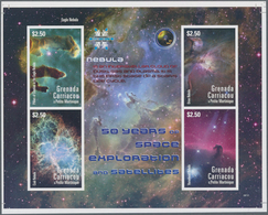 Thematik: Raumfahrt / Astronautics: 2008, GRENADA-CARRIACOU: 50 Years Of Space Exploration Complete - Autres & Non Classés