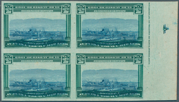 Thematik: Schiffe / Ships: 1909, Uruguay, 5c. Montevideo Harbour, Imperforated Cardboard Proof In Is - Bateaux