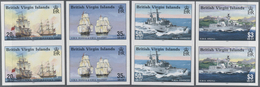 Thematik: Schiffe / Ships: 2002, BRITISH VIRGIN ISLANDS: Ships Of The Royal Navy Complete Set Of Fou - Ships