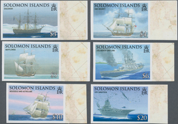 Thematik: Schiffe / Ships: 2009, SOLOMON ISLANDS: History Of Seafaring Complete IMPERFORATE Set Of S - Bateaux