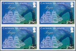Thematik: Schiffe-Segelschiffe / Ships-sailing Ships: 2013, Cayman Islands. Imperforate Block Of 4 F - Ships