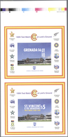 Thematik: Sport / Sport: 2000, GRENADA And ST. VINCENT: 100th CRICKET Test Match At Lord's Ground Ve - Sonstige & Ohne Zuordnung