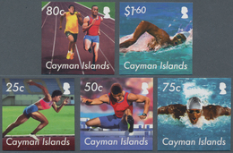Thematik: Sport / Sport: 2012, Cayman Islands. Complete Set "Sports" (5 Values) In Imperforate Singl - Otros & Sin Clasificación