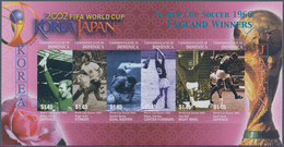 Thematik: Sport-Fußball / Sport-soccer, Football: 2003, Dominica. IMPERFORATE Miniature Sheet Of 6 " - Autres & Non Classés