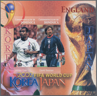 Thematik: Sport-Fußball / Sport-soccer, Football: 2003, Dominica. IMPERFORATE Souvenir Sheet (with T - Otros & Sin Clasificación