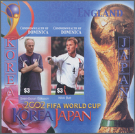 Thematik: Sport-Fußball / Sport-soccer, Football: 2003, Dominica. IMPERFORATE Souvenir Sheet (with T - Autres & Non Classés