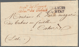 Thematik: Tabak / Tobacco: 1831, FRANCE: Official Folded Entire Of 'Administration Des Tabacs' Writt - Tobacco
