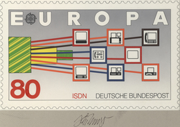 Thematik: Technik-Telekommunikation / Technique-telecommunication: 1988, Bund, Nicht Angenommener Kü - Telecom