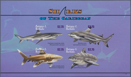 Thematik: Tiere-Fische / Animals-fishes: 2010, Antigua & Barbuda. IMPERFORATE Miniature Sheet Of 4 F - Pesci