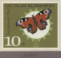 Thematik: Tiere-Insekten / Animals-insects: 1962, Bund, Nicht Angenommener Künstlerentwurf (21x17) V - Sonstige & Ohne Zuordnung