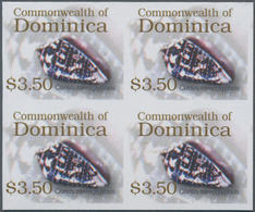 Thematik: Tiere-Meerestiere / Animals-sea Animals: 2006, Dominica. Imperforate Block Of 4 For The $3 - Maritiem Leven