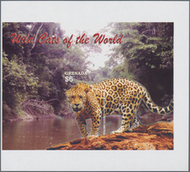Thematik: Tiere-Raubtiere / Animals-predacious Cats: 2005, GRENADA: Wild Cats Of The World $6 'Jagua - Andere & Zonder Classificatie
