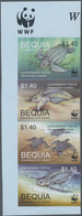 Thematik: Tiere-Schildkröten / Animals-turtles: 2001, ST. VINCENT-BEQUIA: WWF Leatherback Turtle (De - Tortugas