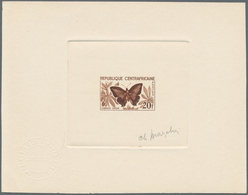 Thematik: Tiere-Schmetterlinge / Animals-butterflies: 1960, CENTRAL AFRICAN REPUBLIC: Butterfly 20fr - Mariposas