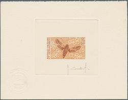 Thematik: Tiere-Schmetterlinge / Animals-butterflies: 1968, NEW CALEDONIA: Butterfly 29fr. 'Hippotio - Butterflies
