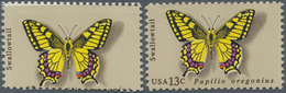 Thematik: Tiere-Schmetterlinge / Animals-butterflies: 1977, USA: Butterfly 'Swallowtail (Papilio Ore - Mariposas