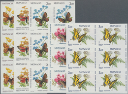 Thematik: Tiere-Schmetterlinge / Animals-butterflies: 1984, MONACO: Definitive Issue 'Butterflies An - Vlinders