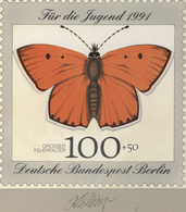 Thematik: Tiere-Schmetterlinge / Animals-butterflies: 1991, Bund, Fast Identischer Künstlerentwurf ( - Farfalle