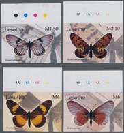 Thematik: Tiere-Schmetterlinge / Animals-butterflies: 2004, LESOTHO: Butterflies Complete IMPERFORAT - Butterflies