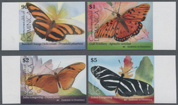 Thematik: Tiere-Schmetterlinge / Animals-butterflies: 2009, DOMINICA: Butterflies Complete Set Of Fo - Butterflies