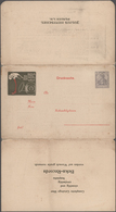 Thematik: Tiere-Vögel / Animals-birds: 1905 (ca). Dreifach-Klappkarte 2 Pf Germania "BEKA RECORD, Be - Other & Unclassified