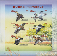 Thematik: Tiere-Vögel / Animals-birds: 2001, The Gambia. IMPERFORATE Miniature Sheet Of 6 For The Is - Autres & Non Classés