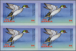 Thematik: Tiere-Wasservögel / Animals-water Birds: 2001, The Gambia. IMPERFORATE Block Of 4 For The - Other & Unclassified