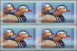 Thematik: Tiere-Wasservögel / Animals-water Birds: 2001, The Gambia. IMPERFORATE Block Of 4 For The - Other & Unclassified