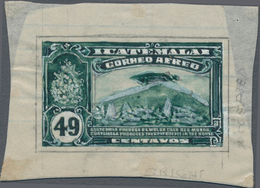 Thematik: Vulkane / Volcanoes: 1931, GUATEMALA: Unadopted Stamp-size ARTISTS DRAWING For A Not Issue - Vulkanen