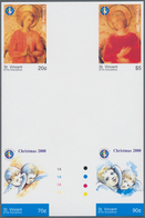 Thematik: Weihnachten / Christmas: 2000, St. Vincent. Complete Issue "Christmas: Holy Year 2000" In - Natale