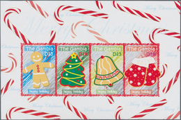 Thematik: Weihnachten / Christmas: 2006, The Gambia. IMPERFORATE Miniature Sheet Of 4 For The Christ - Natale