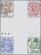 Thematik: Weihnachten / Christmas: 2008, Sierra Leone. Complete "Christmas" Set In An IMPERFORATE Cr - Natale