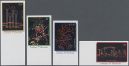 Thematik: Weihnachten / Christmas: 2009, ANTIGUA & BARBUDA: Christmas Complete IMPERFORATE Set Of Fo - Christmas