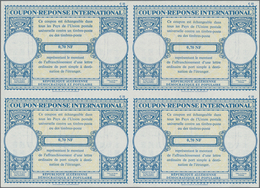 Algerien: 1963, April. International Reply Coupon 0,70 NF (London Type) In An Unused Block Of 4. Lux - Storia Postale