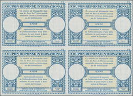 Algerien: 1963, April. International Reply Coupon 0,70 NF (London Type) In An Unused Block Of 4. Lux - Covers & Documents