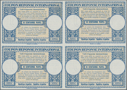 Argentinien: 1947, April. International Reply Coupon 35 Centavos Papel (London Type) In An Unused Bl - Otros & Sin Clasificación