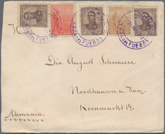 Argentinien - Feuerland: 1912, Envelope Bearing Argentinia 1 C Occre, 3x 2 C Brown And 5 C Red With - Autres & Non Classés