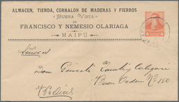 Argentinien - Ganzsachen: 1892 Commercially Used Preprinted Postal Stationery Envelope 5 Centavos Or - Postwaardestukken