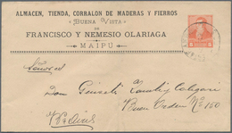 Argentinien - Ganzsachen: 1892 Commercially Used Preprinted Postal Stationery Envelope 5 Centavos Or - Postal Stationery