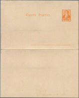 Argentinien - Ganzsachen: 1892 Unused Postal Stationery Lettercard 3 Centavos Orange Without Any Per - Entiers Postaux
