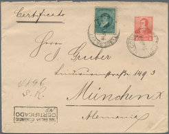 Argentinien - Ganzsachen: 1898 Commercially Used And High Uprated Postal Stationery Envelope 5 Centa - Postal Stationery