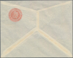 Argentinien - Ganzsachen: 1906 Unused Postal Stationery Envelope 5 Centavos Red On White With Mirror - Postal Stationery