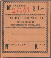 Argentinien - Besonderheiten: "Gran Expreso Nacional/Servicio Official De Encomiendas Postales": Sev - Sonstige & Ohne Zuordnung